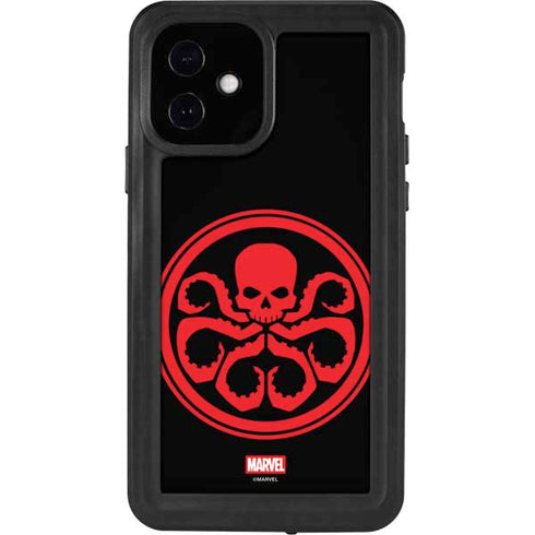 Marvel Captain America Hydra Symbol iPhone 12 Waterproof Case