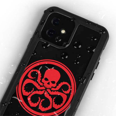 Marvel Captain America Hydra Symbol iPhone 12 Waterproof Case