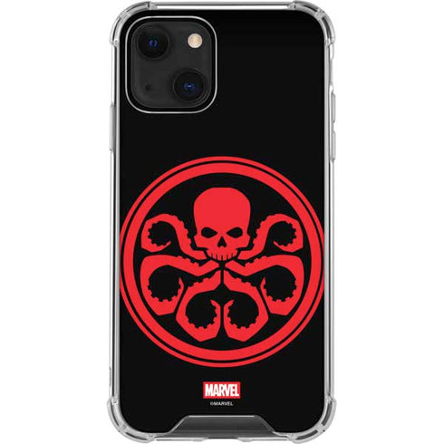 Marvel Captain America Hydra Symbol iPhone 13 Mini Clear Case