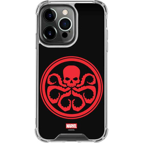 Marvel Captain America Hydra Symbol iPhone 13 Pro Clear Case