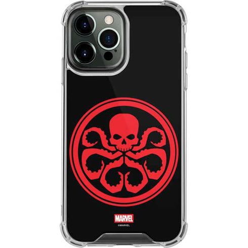 Marvel Captain America Hydra Symbol iPhone 13 Pro Max Clear Case