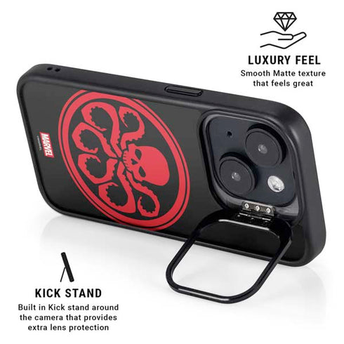 Marvel Captain America Hydra Symbol iPhone 14 Plus Kickstand Case