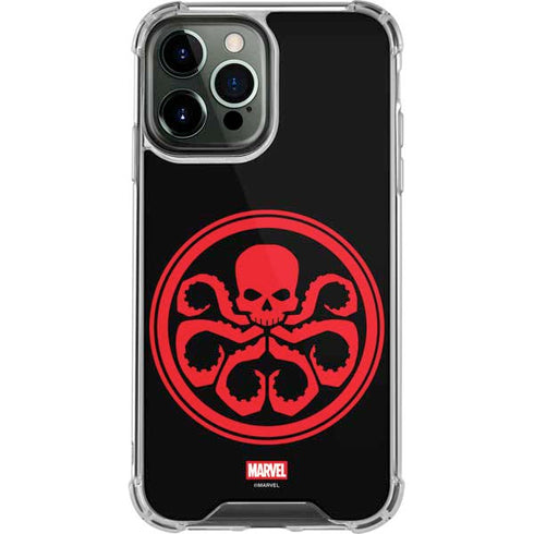 Marvel Captain America Hydra Symbol iPhone 14 Pro Max Clear Case