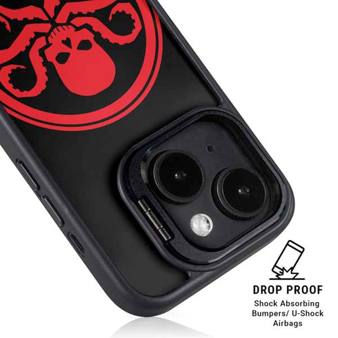 Marvel Captain America Hydra Symbol iPhone 15 Kickstand Case