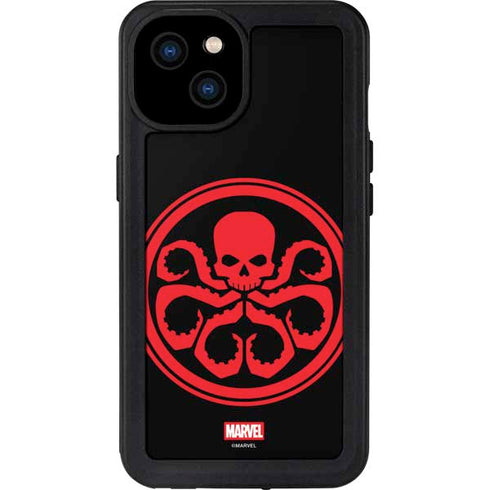 Marvel Captain America Hydra Symbol iPhone 15 Plus Waterproof Case