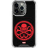 Marvel Captain America Hydra Symbol iPhone 15 Pro Clear Case