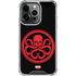 Marvel Captain America Hydra Symbol iPhone 15 Pro Max Clear Case