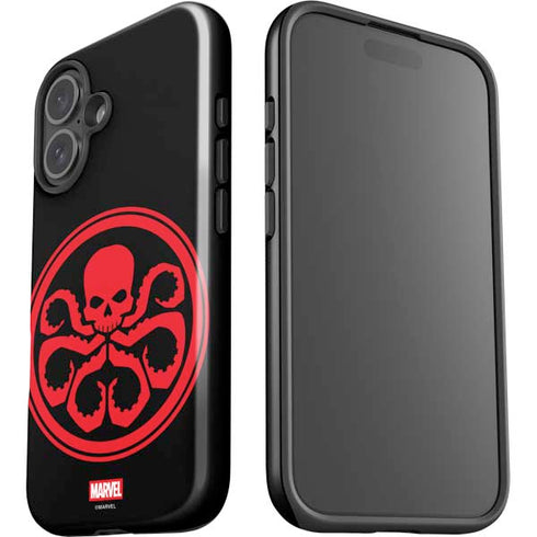 Marvel Captain America Hydra Symbol iPhone 16 Plus Impact Case