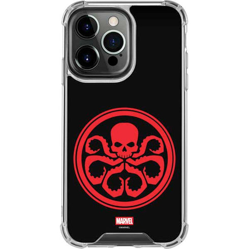 Marvel Captain America Hydra Symbol iPhone 16 Pro Clear Case