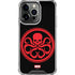 Marvel Captain America Hydra Symbol iPhone 16 Pro Max Clear Case