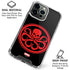 Marvel Captain America Hydra Symbol iPhone 16 Pro Max Clear Case