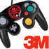 Marvel Captain America Hydra Symbol Nintendo GameCube Controller Skin