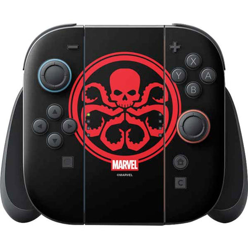 Marvel Captain America Hydra Symbol Nintendo Switch 2 (2025) Joy-Con Controller Skin