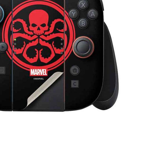 Marvel Captain America Hydra Symbol Nintendo Switch 2 (2025) Joy-Con Controller Skin