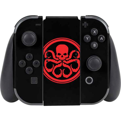 Marvel Captain America Hydra Symbol Nintendo Switch (2017-2021) Joy-Con Controller Skin