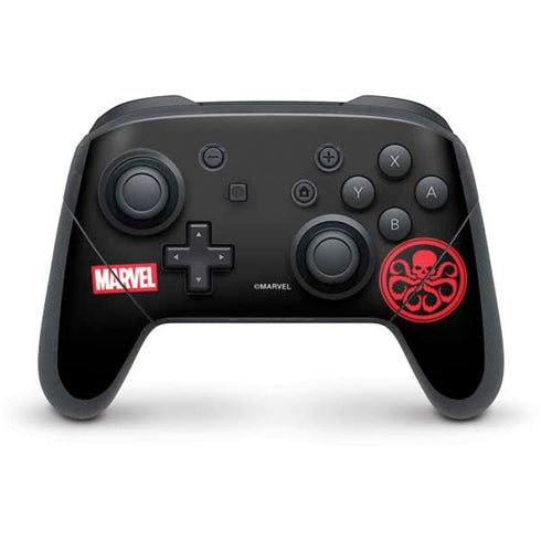 Marvel Captain America Hydra Symbol Nintendo Switch Pro Controller Skin