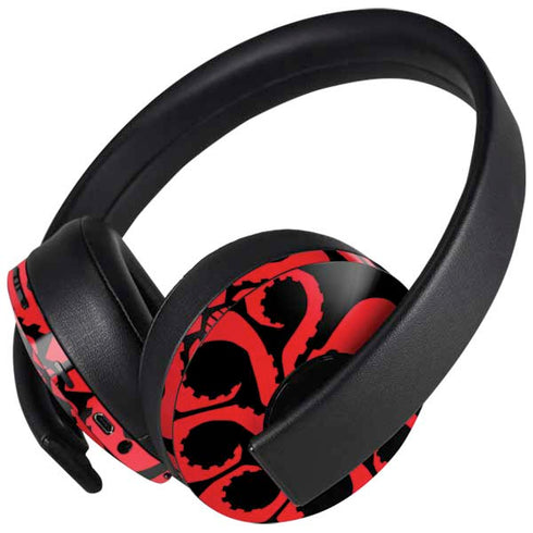 Marvel Captain America Hydra Symbol PlayStation 4 Gold Wireless Headset Skin