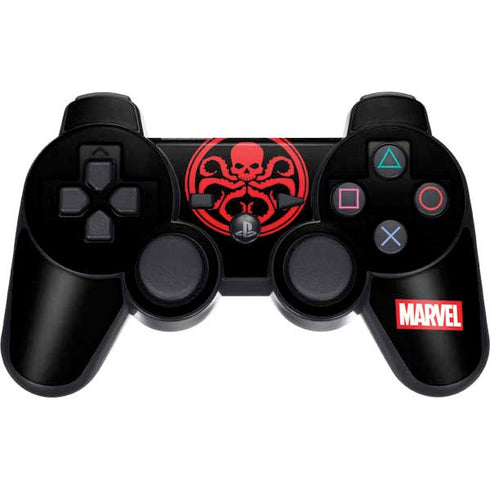Marvel Captain America Hydra Symbol PS3 Dual Shock wireless controller Skin