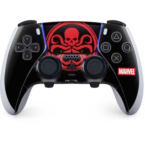 Marvel Captain America Hydra Symbol PS5 DualSense Edge Pro Controller Skin
