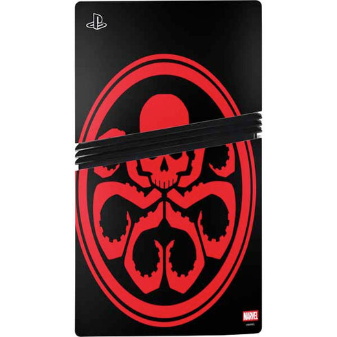 Marvel Captain America Hydra Symbol PS5 Pro Bundle Skin