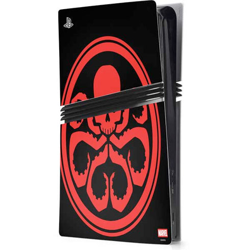 Marvel Captain America Hydra Symbol PS5 Pro Console Skin