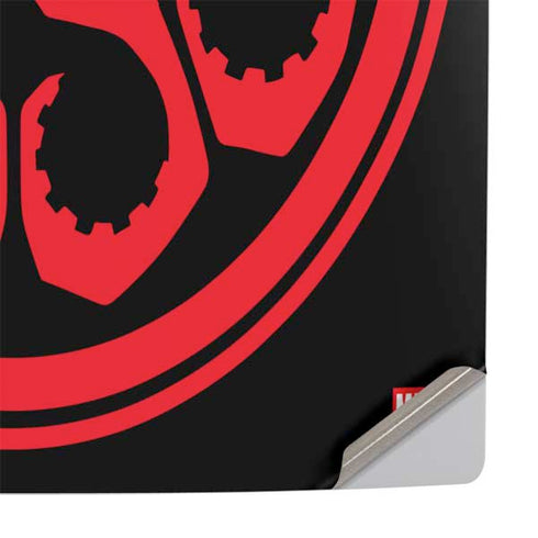 Marvel Captain America Hydra Symbol PS5 Pro Console Skin