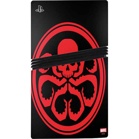 Marvel Captain America Hydra Symbol PS5 Pro Disk Bundle Skin