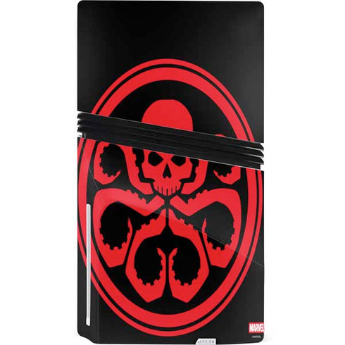 Marvel Captain America Hydra Symbol PS5 Pro Disk Console Skin