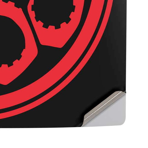 Marvel Captain America Hydra Symbol PS5 Pro Disk Console Skin