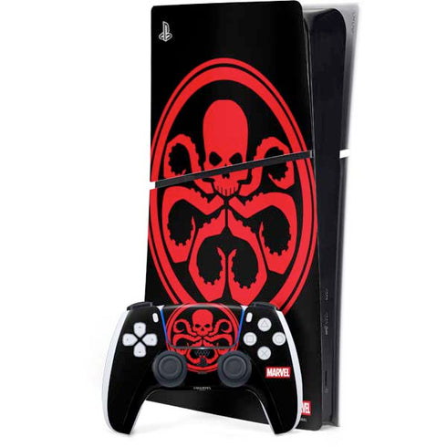 Marvel Captain America Hydra Symbol PlayStation PS5 Skins