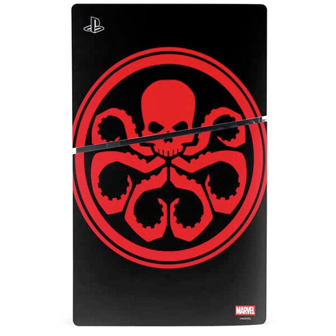 Marvel Captain America Hydra Symbol PS5 Slim Digital Edition Bundle Skin