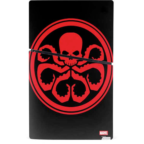 Marvel Captain America Hydra Symbol PS5 Slim Digital Edition Bundle Skin