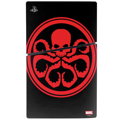 Marvel Captain America Hydra Symbol PS5 Slim Digital Edition Console Skin