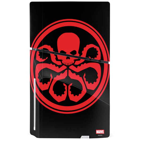 Marvel Captain America Hydra Symbol PS5 Slim Disk Bundle Skin