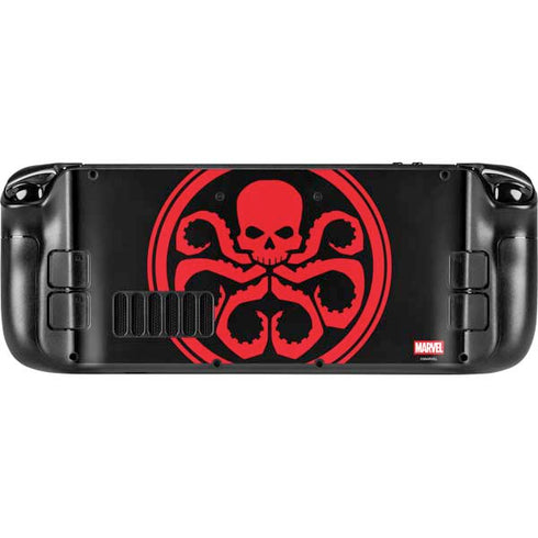 Marvel Captain America Hydra Symbol Steam Deck Handheld Gaming Computer OLED Skin