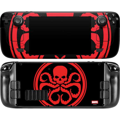 Marvel Captain America Hydra Symbol Steam Deck Handheld Gaming Computer Skin