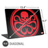 Marvel Captain America Hydra Symbol Universal Laptop 16.6in (13.4 x 9.7in) Skin