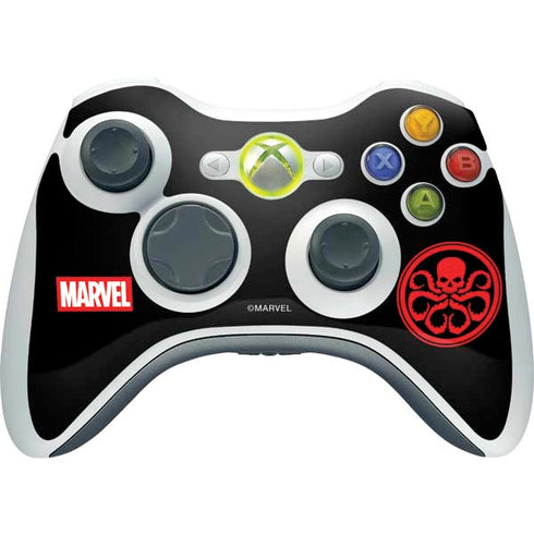 Marvel Captain America Hydra Symbol Xbox 360 Wireless Controller Skin