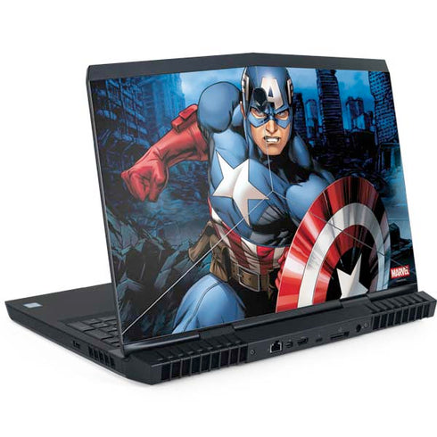 Marvel Captain America Portrait Dell Alienware Skin