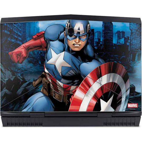 Marvel Captain America Portrait Dell Alienware Skin