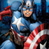 Marvel Captain America Portrait Dell Alienware Skin