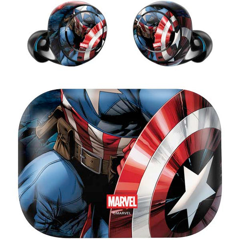 Marvel Captain America Portrait Amazon Echo Buds Skin