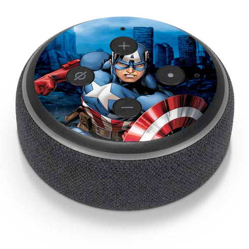 Marvel Captain America Portrait Amazon Echo Dot Skin