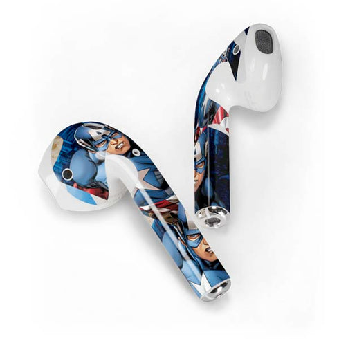 Marvel Captain America Portrait Apple AirPods 2 Skin