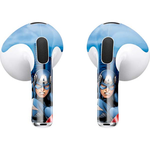 Marvel Captain America Portrait Apple AirPods (3rd Gen 2021) Skin