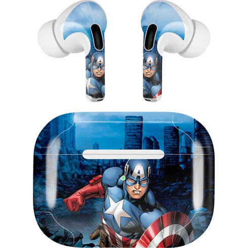 Marvel Captain America Portrait Apple AirPods Pro Skin