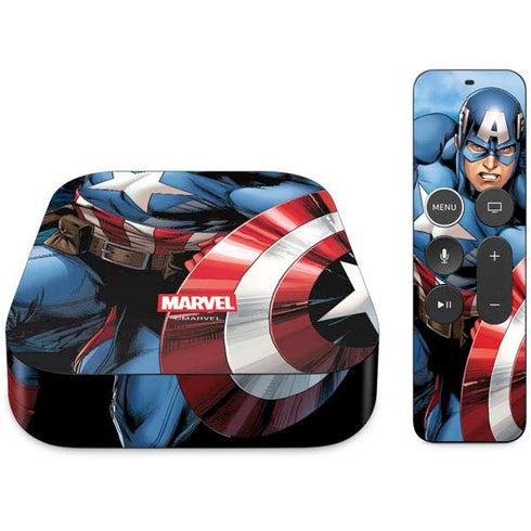 Marvel Captain America Portrait Apple TV Skin