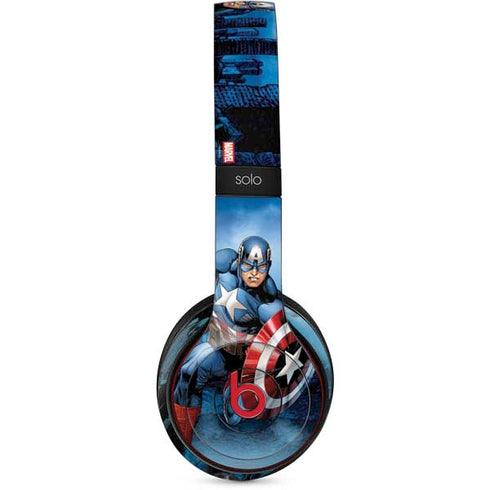 Marvel Captain America Portrait Beats Solo 2 Wireless Skin