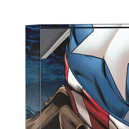 Marvel Captain America Portrait Corsair 4000D Tempered Glass Mid-Tower ATX Case Skin