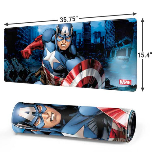 Marvel Captain America Portrait Gaming Mouse Pad